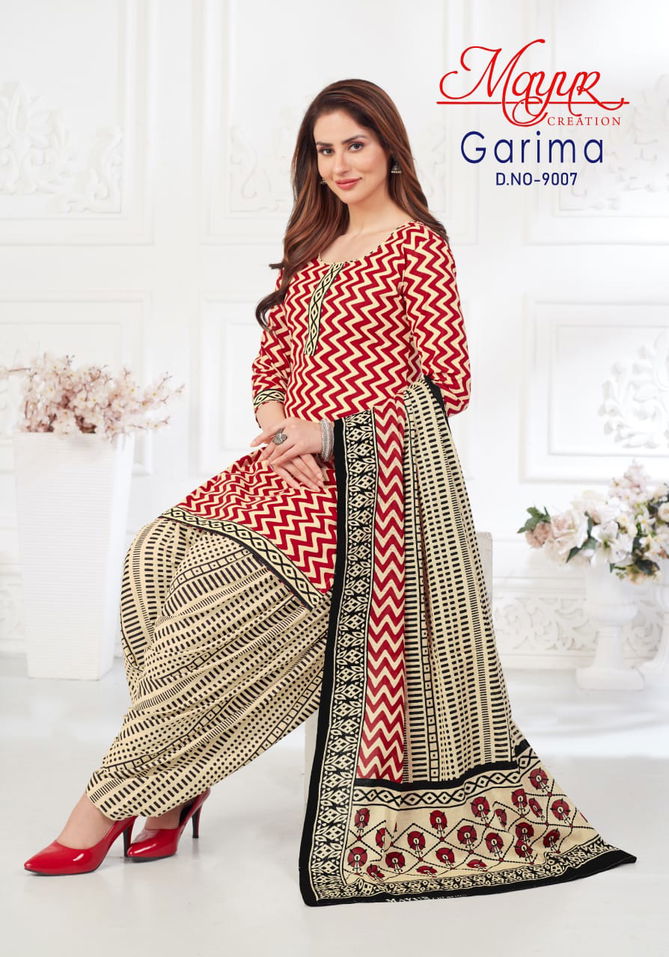 Garima Vol 9 By Mayur Cotton Printed Dress Material Wholesale Market In Surat
